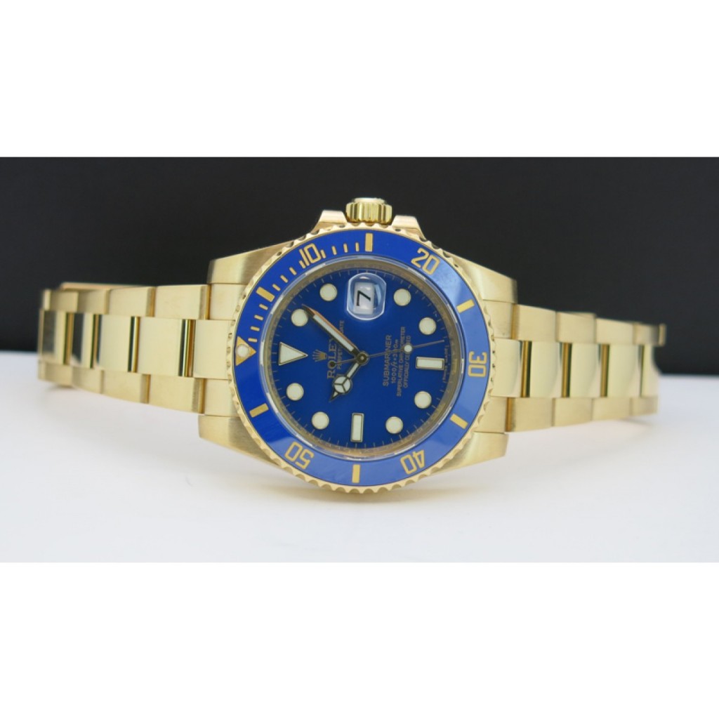 rolex-submariner-fake-yellow-gold-cases-bracelets