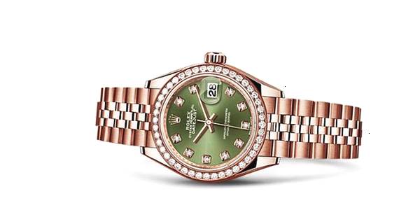 The olive green dials fake watches are charming.