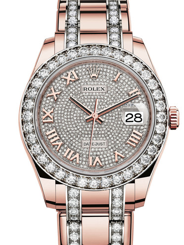 Full diamonds plating dials copy watches must be quite luxury.