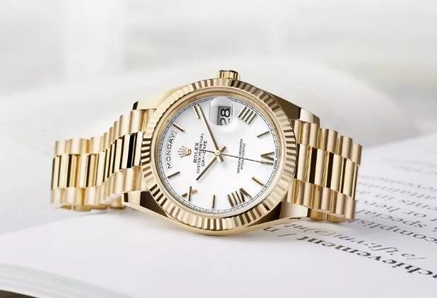 Rolex Day-Date is always been made from precious metal such as rose gold, gold or white gold.