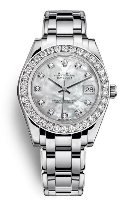 The female fake watches have white dials.