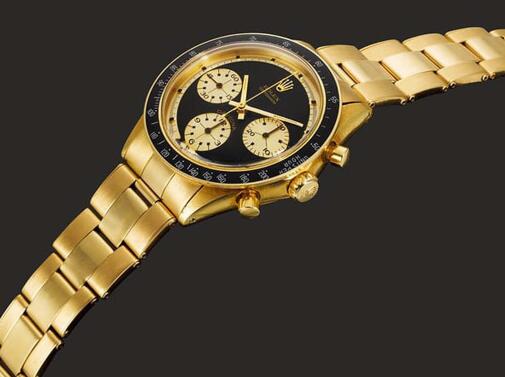 The Rolex Daytona is very popular and precious by the distinctive style.