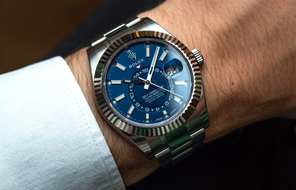 Rolex Sky-Dweller replica watch is one of the most popular models of Rolex.